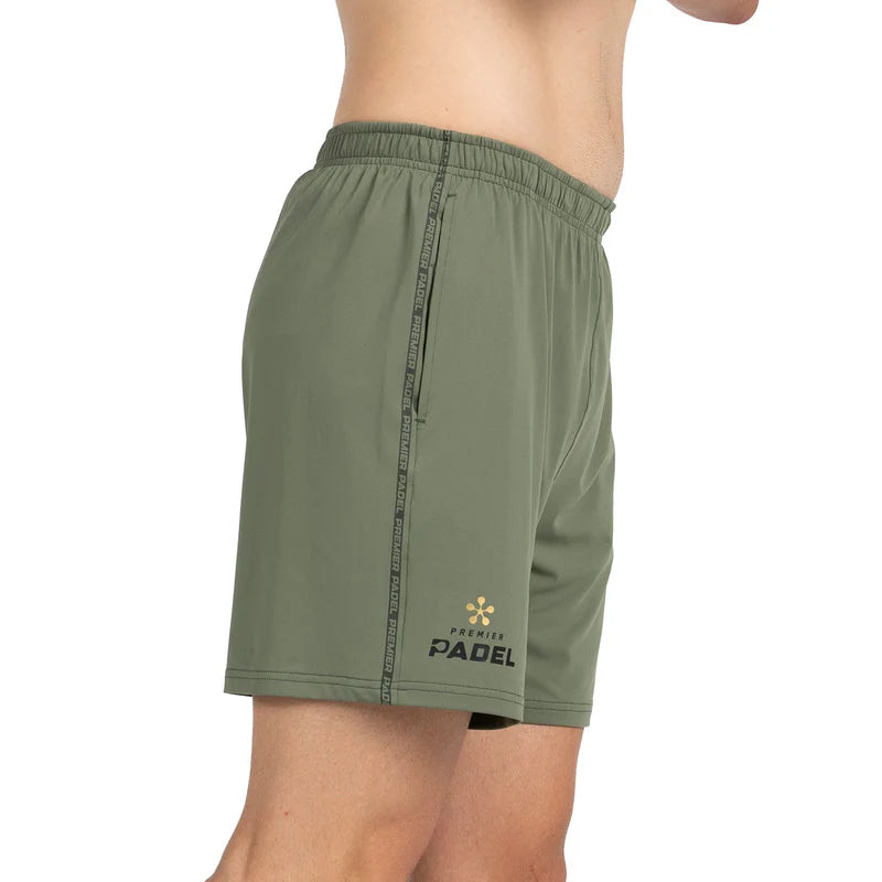 Bullpadel Men's Preux Premier Padel Shorts Khaki