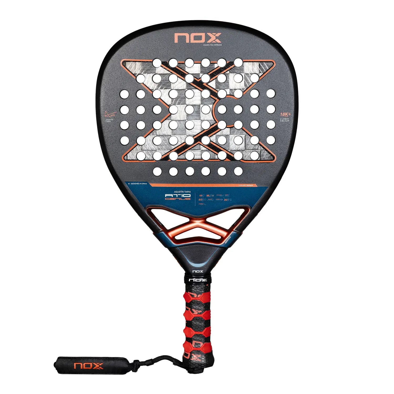 Nox Genius Attack 18K Alum by Agustin Tapia Padel Racket