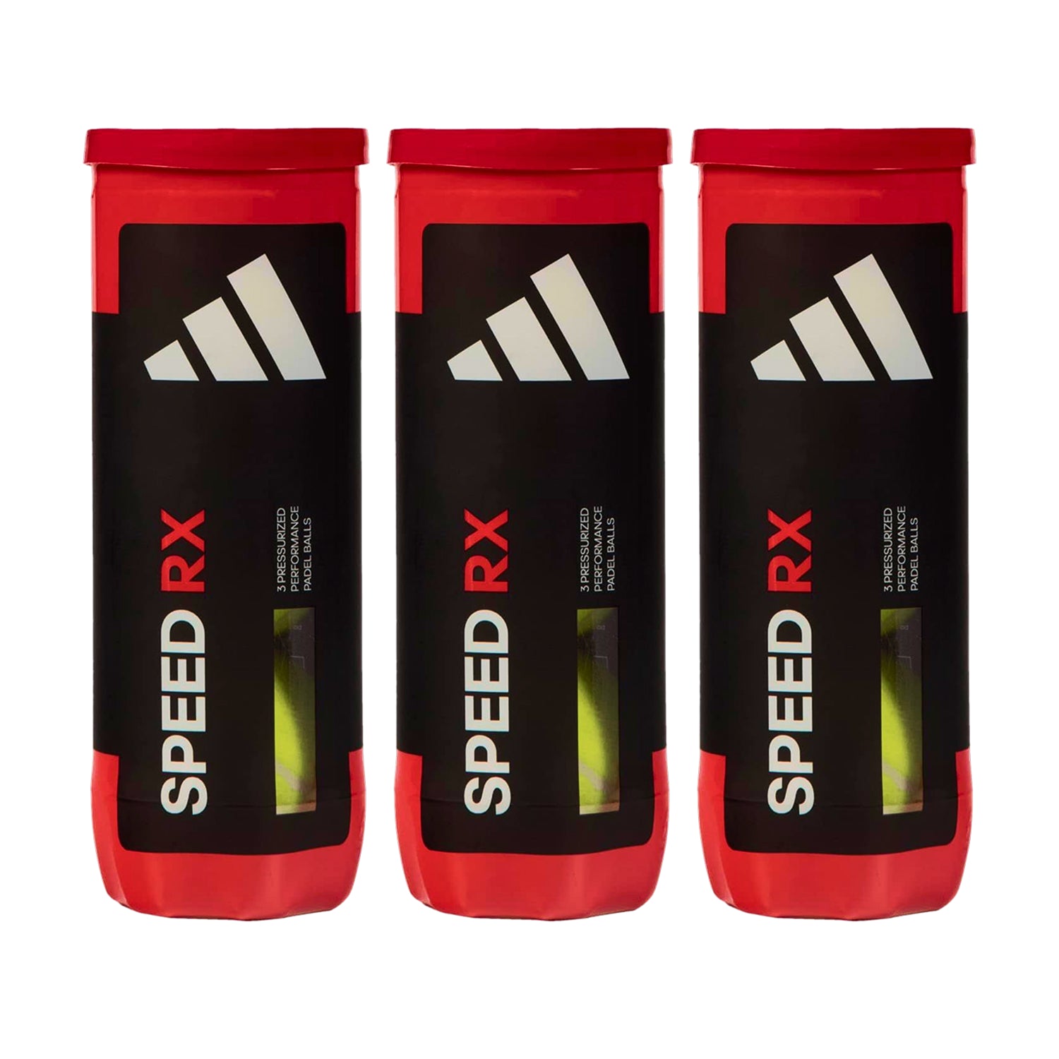 adidas Speed RX Padel Ball Cans - 24 Cans