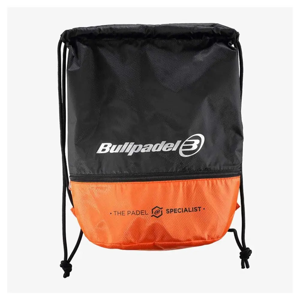 BLACK AND ORANGE BULLPADEL GYMSACK