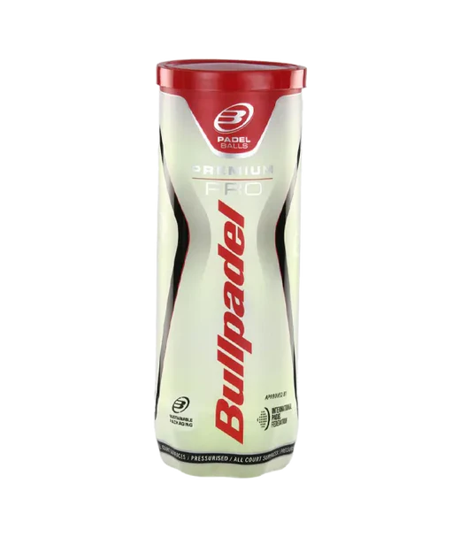 Bullpadel Premium Pro Padel Balls 3-Ball Tubes